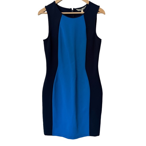 41 Hawthorn Giulia knit pointe dress blue size Medium NWT - Picture 1 of 5